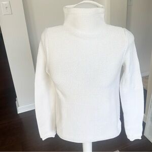 Ralph Lauren Ivory Mockneck Sweater XS